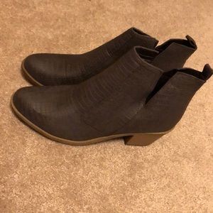 Brown booties